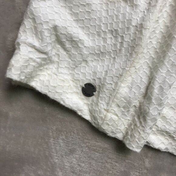 Roxy Dress Sz XL White Sleeveless Wedding Party Bride Summer Beach Strappy Flow - Picture 9 of 10